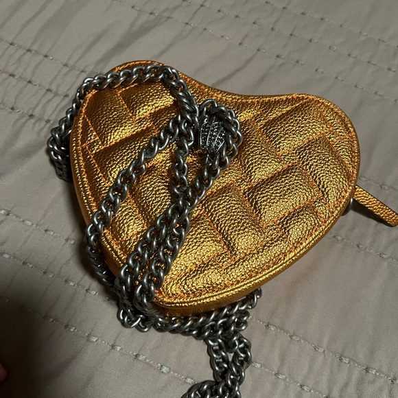 Kurt Geiger Orange Heart Crossbody Bag - Picture 12 of 16